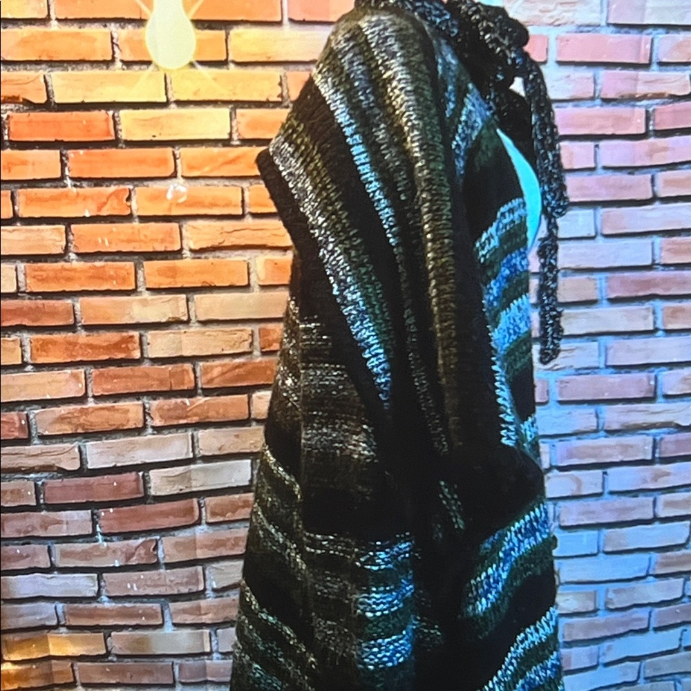 🧥 Kensie Vintage Knit Waterfall Cardigan – Forest Fade – Sz Medium/Large - Picture 2 of 5